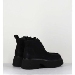 Online Garrice Chaussures A Lacets En Nubuck Noir - A78Np Nabuck Nero