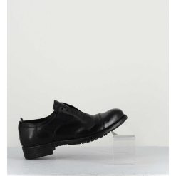 New Garrice Derbies En Cuir Noir - Calixte003 Nero