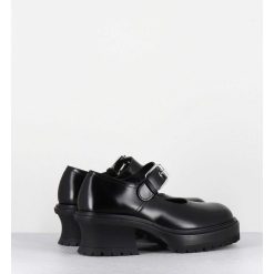 New Garrice Babies En Cuir Noir 90S - Caro Bebe Nero