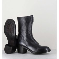 Wholesale Garrice Boots En Cuir Metallise Anthracite A Zip - 888 Nappa Fucile