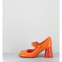 New Garrice Babies Retro A Talon En Cuir Orange - Ace22 Glaze Albicocca