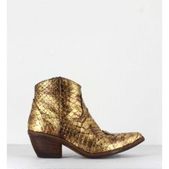 Wholesale Garrice Boots Santiags En Python Dore - 3662C Pitone Oro