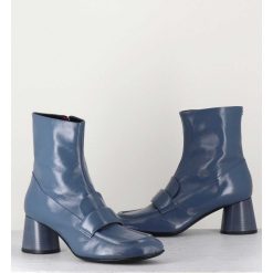 Best Garrice Boots Mocassins En Cuir Bleu Gris - Dani05 Grisaglia