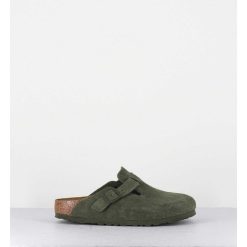 Clearance Garrice Sabot Boston Suede Modern Thyme