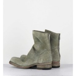 Wholesale Garrice Boots Ligne Avant-Garde En Daim Lave Kaki - 51798 Verde Washed