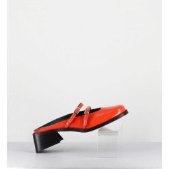 Online Garrice Mules Babies En Cuir Vernis Orange - Andie Orange Patent