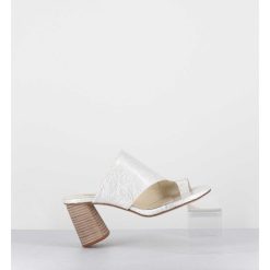 Online Garrice Mules A Talon Entre-Doigts Naplak Blanc - Maya01 Magma Ivory