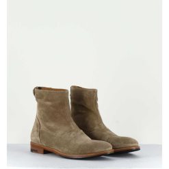 Online Garrice Boots Plates En Daim Taupe - Zoe 56067 Larice