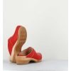 Online Garrice Sabots Flexibles En Cuir Rouge - Complice5 Vegetal Rouge