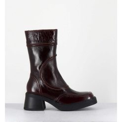 Best Garrice Boots Cuir Bordeaux Surpiqures 90'S - Malene Burgundy Boots