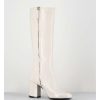 Hot Garrice Bottes 60S En Cuir Naplak Blanc - Ah2983 Finish Milk