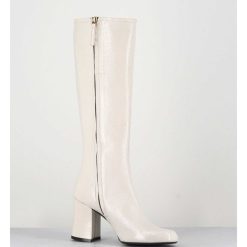 Hot Garrice Bottes 60S En Cuir Naplak Blanc - Ah2983 Finish Milk