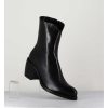 Best Garrice Boots Esprit Santiags En Cuir Noir Minimaliste - 15618 Estigma Nero