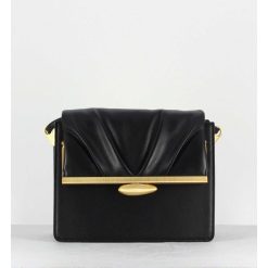 Clearance Garrice Pebble Middle Bag Black