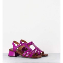 Online Garrice Sandales En Cuir Naplak Souple Multi-Brides Magenta - Qui-Quaca44 Ferrari Purple