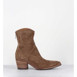 Wholesale Garrice Boots Esprit Santiag En Daim Souple Camel - Venere 48035 Farro