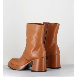 Clearance Garrice Boots 70S En Cuir Beige - Archi Cuoio