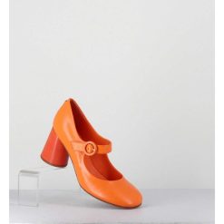 New Garrice Babies Retro A Talon En Cuir Orange - Ace22 Glaze Albicocca