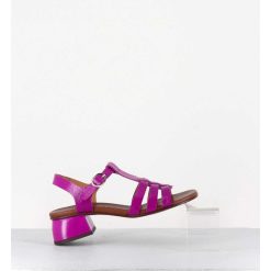 Online Garrice Sandales En Cuir Naplak Souple Multi-Brides Magenta - Qui-Quaca44 Ferrari Purple