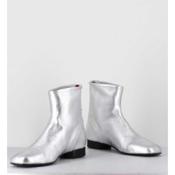 Wholesale Garrice Boots Plates 60S En Cuir Argent - Pam26 Met Argento