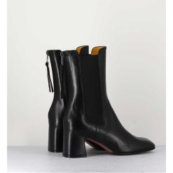 Online Garrice Boots A Elastiques En Cuir Souple Noir - P900 Nero