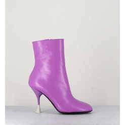 Wholesale Garrice Boots En Cuir Violet A Talon Fin - Lidia 095 Amethyst