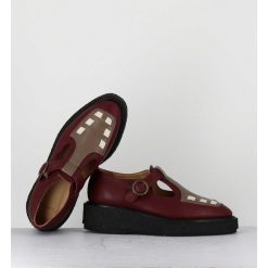 Best Garrice Creppers Mary-Jane En Cuir Bordeaux - Doublet Cowhide