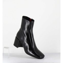 Wholesale Garrice Boots 70S En Cuir Souple Noir - Cecil13 Glaze Nero