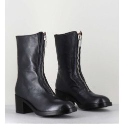 Wholesale Garrice Boots En Cuir Metallise Anthracite A Zip - 888 Nappa Fucile