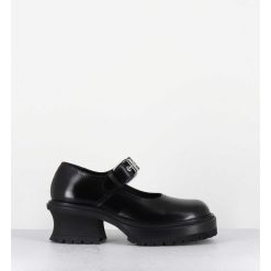 New Garrice Babies En Cuir Noir 90S - Caro Bebe Nero