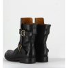 Wholesale Garrice Bottines Style Motarde En Cuir Noir Fiorentini Baker - 713 Eternity