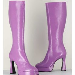 Online Garrice Bottes En Cuir Naplak Violet - Finish Lilas