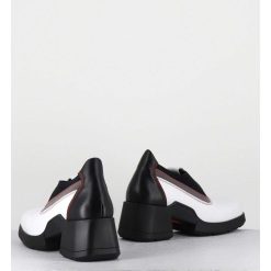 New Garrice 90S Futuristic Shoes Cuir Blanc & Lycra - Kuda White Boots