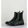 Hot Garrice Boots-Mocassins Chelsea En Cuir Vert Bouteille - Mars 142 Bouteille