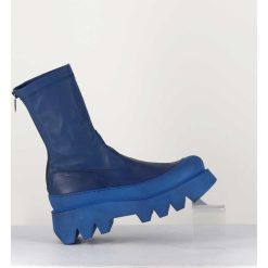 Wholesale Garrice Boots En Cuir Stretch Bleu - 2662 Indemoniat