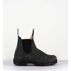 Best Garrice Classic Chelsea Boots En Cuir Nubuck Noir - 587 Rustic Black