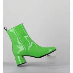 Wholesale Garrice Boots 60S En Cuir Vernis Vert - Samui4 Vernice Verde