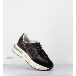 Online Garrice Sneakers Ultra Legere Cuir & Toile Marron - Cassie 6472