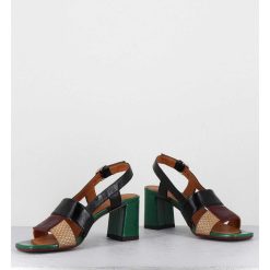 New Garrice Sandales En Cuir Multi Look 70S - Lyza Ferrari Cuero