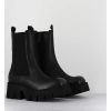 Best Garrice Boots A Elastique En Cuir Noir Forme Carre Semelle Legere - 4224 Gas Nero