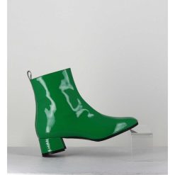 Online Garrice Boots 60S En Cuir Vernis Vert - Jane Vernice Verde