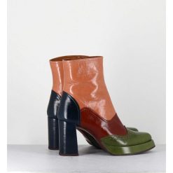 Online Garrice Boots En Cuir Multicolore & Bout Pointu Fleuri - Fayu Maserati Mili