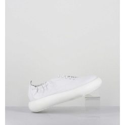 Best Garrice Lace-Up Donut Shoe Cuir Blanc - 1C6856D Travel White