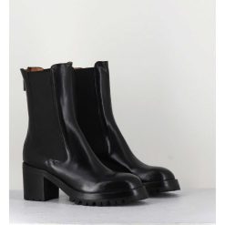 Wholesale Garrice Bottines Chelsea En Cuir Noir - 5012 Nero