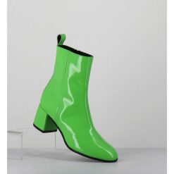 Wholesale Garrice Boots 60S En Cuir Vernis Vert - Samui4 Vernice Verde