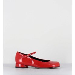 Online Garrice Babies 60S Petit Talon En Cuir Vernis Rouge - Ligat1 Cindy Rosso