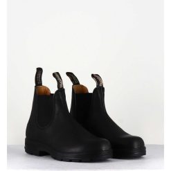 Clearance Garrice Classic Chelsea Boots Cuir Mate Noir - 558 Voltan Black