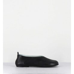 Best Garrice Ballerines Minimalistes En Cuir Souple Noir - Lester Cherie Nero