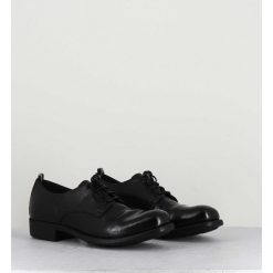 Best Garrice Derbies En Cuir Noir A Lacets - Calixte01 Nero