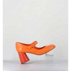 New Garrice Babies Retro A Talon En Cuir Orange - Ace22 Glaze Albicocca